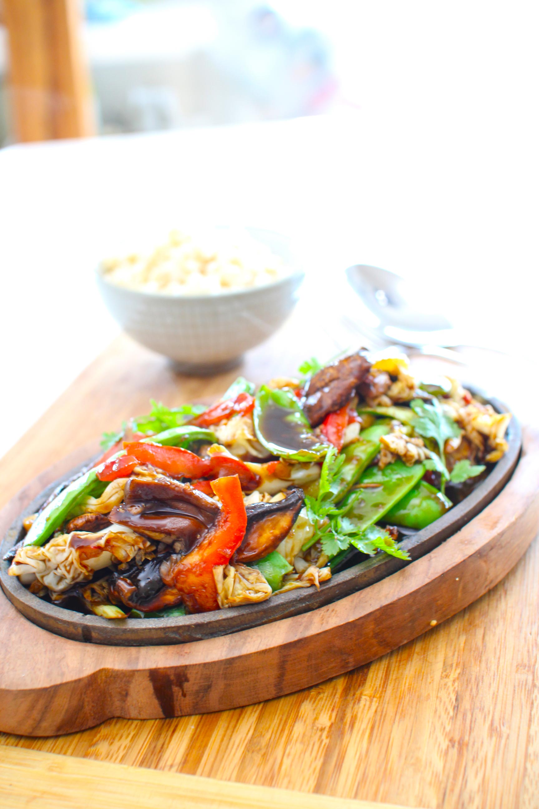 Stir-Fried Snow Peas, Cabbage & Mushrooms | MushBoom