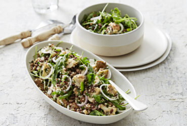 Mixed Grain and Mushroom Salad