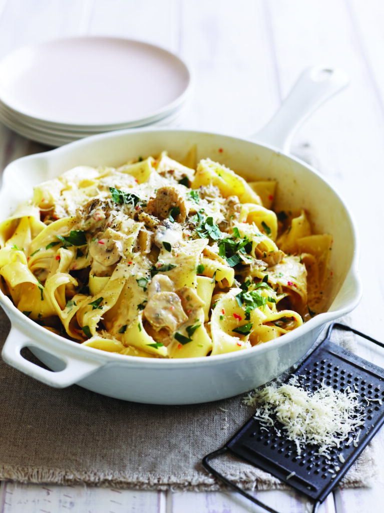 Pappardelle with Mushroom Sauce | MushBoom