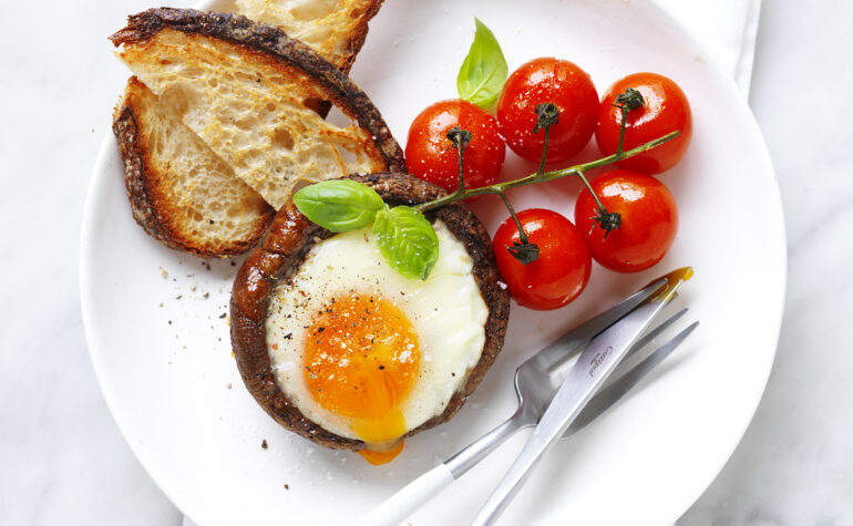 Portobello Mushroom Baked Egg | MushBoom