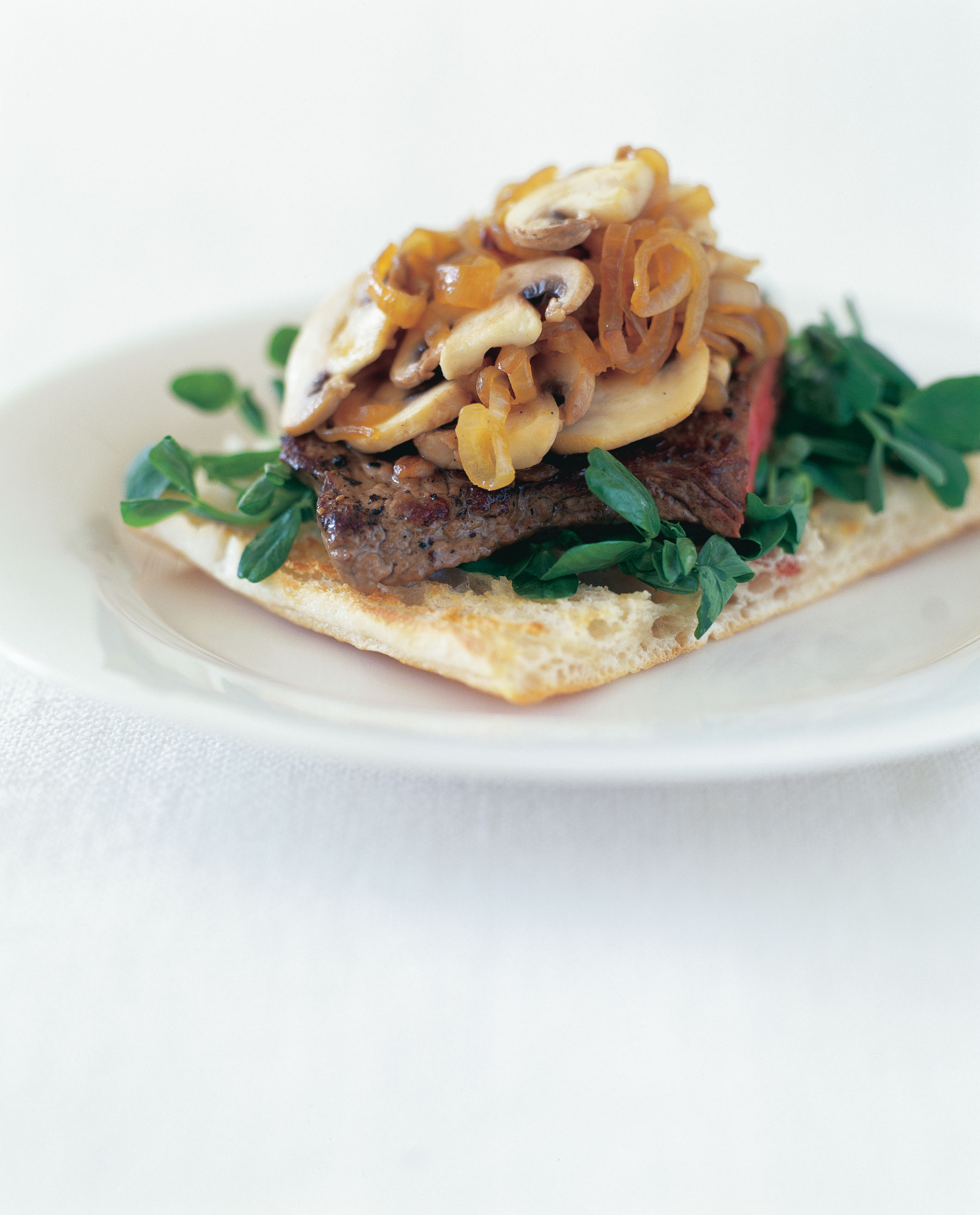Mushrooms and Sweet Onion Steak Sandwich | MushBoom