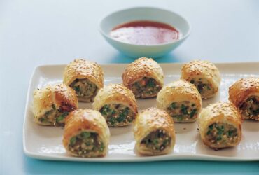 Mushroom and Chicken Sausage Rolls