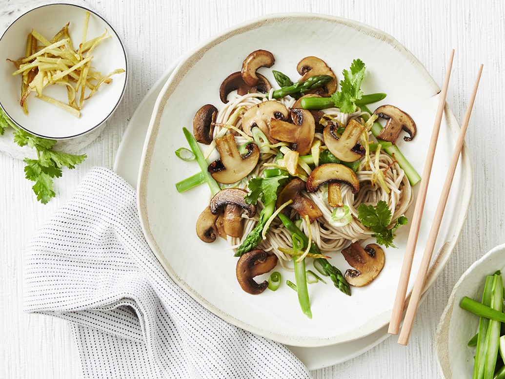 Soba Noodle Salad With Teriyaki Mushrooms | MushBoom