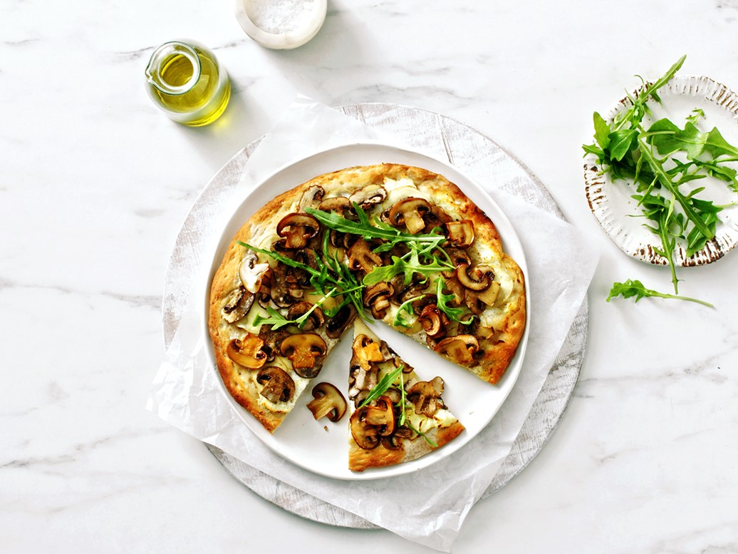 Mushroom and Potato Pizza | MushBoom