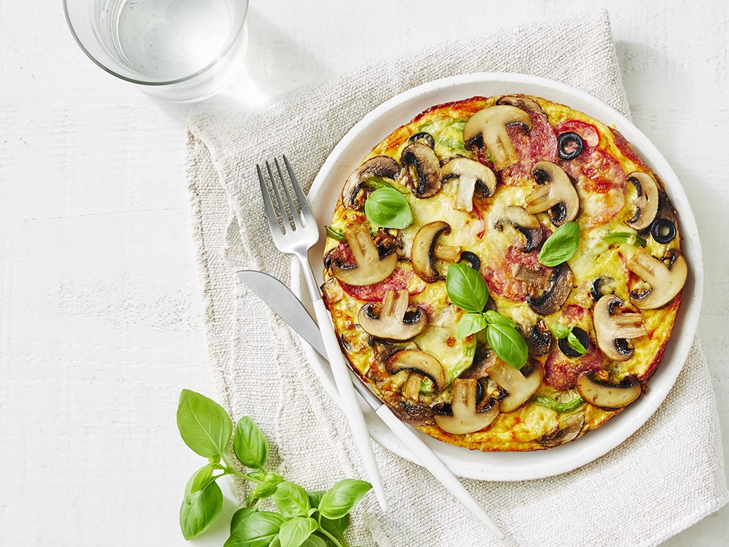 Mushroom Pizza Omelette | MushBoom