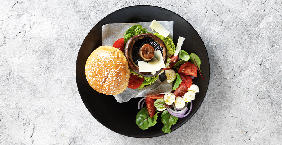 Chargrilled Mushroom Burgers | MushBoom